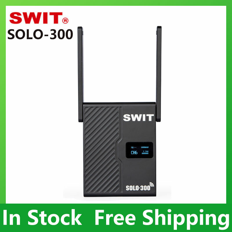 SWIT-Mini Transmissor de Vídeo para Câmera DSLR, Dispositivo Sem Fio, SOLO-300, 1080P, Câmera, iPad, Smartphone, IOS, Android, Sem Fio