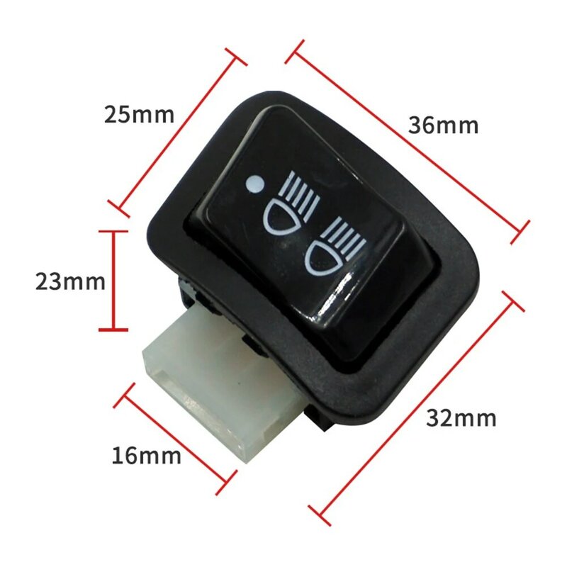 Brand New Motorcycle Switch Universal 1PCS Black Dimming Low Beam Precise Size Scooter Start Up Button 3rd Gear