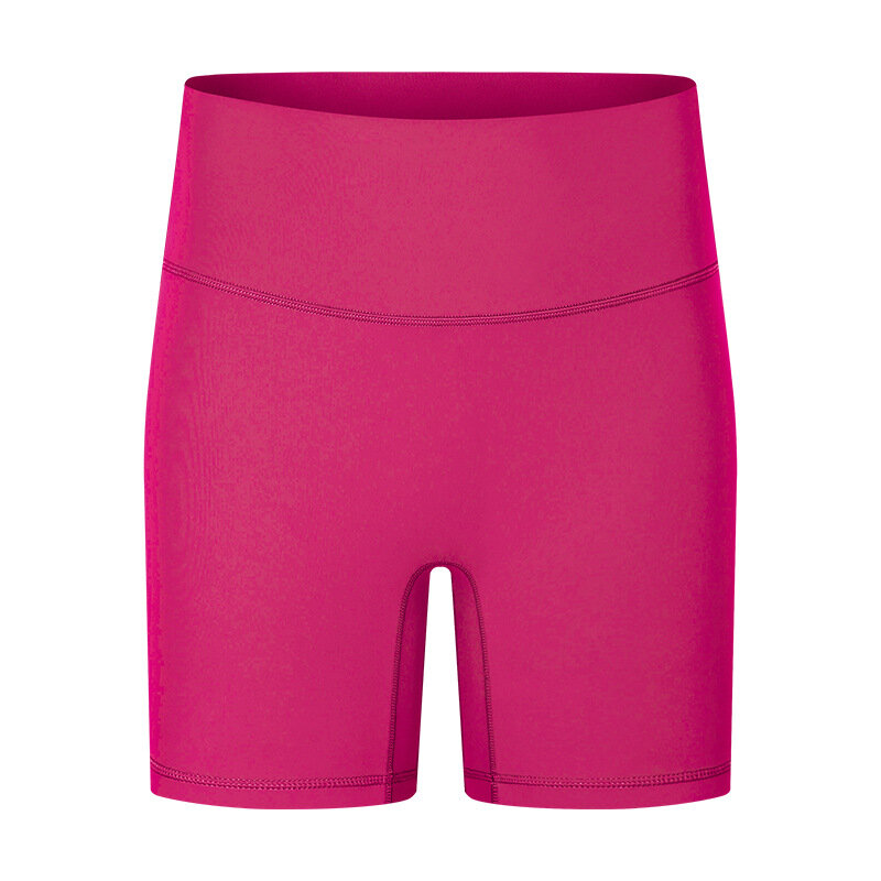Sport-Shorts für Frauen mit hoher Taille und peinlicher Linie, nackte Fitness-Yoga-Shorts.
