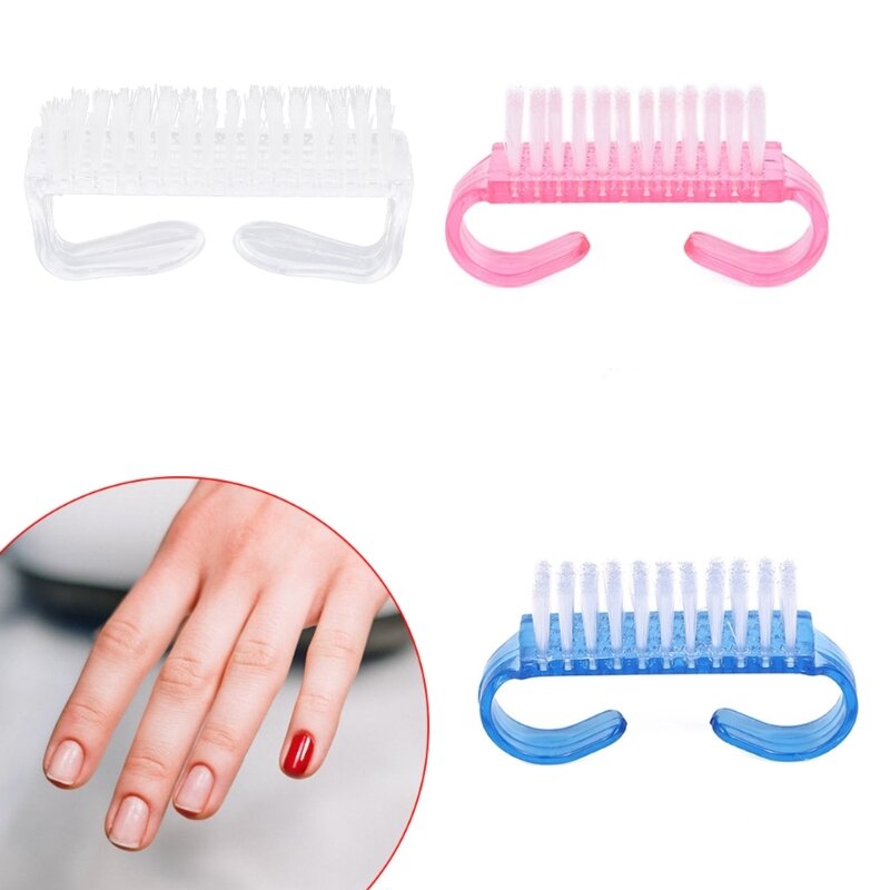 Handle Grip Brush Fingernail Scrub Cleaning Brush for Toes and Nails Cleaner Pedicure Brush for Mens and Drop Shipping