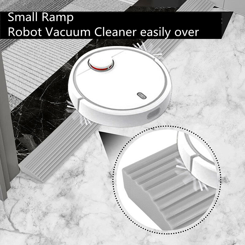 Anti-Slip Threshold Door Step Ramp Kit for inteligent Robot Vacuum Cleaner Lightweight TPE Ramp for Wheelchairs