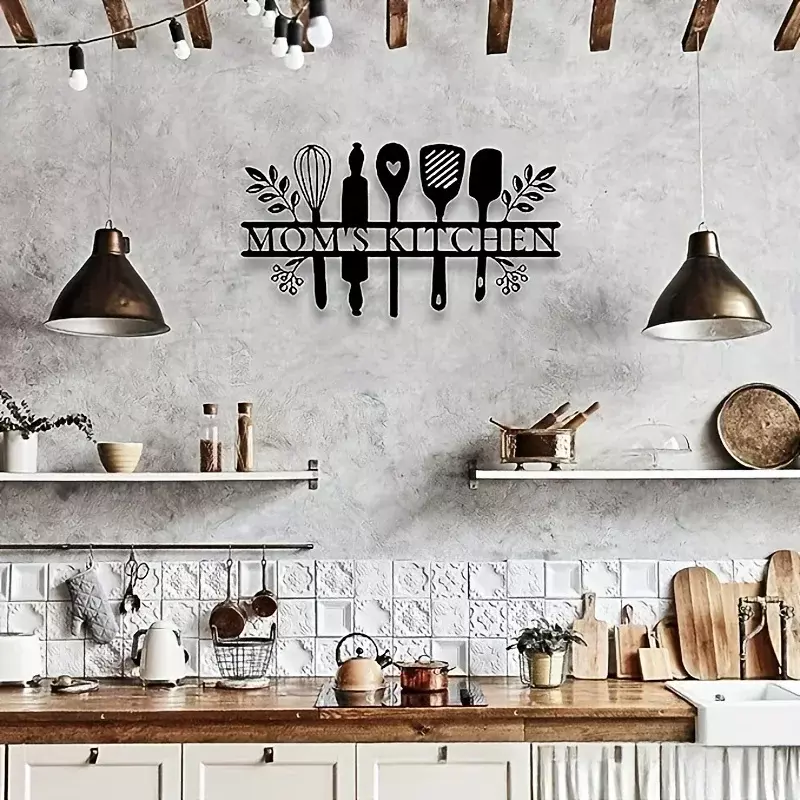 CIFBUY декоративный кухонный металлический знак, кухонные знаки, домашний декор, деревенский металлический кухонный декор, декор для деревенского фермерского дома