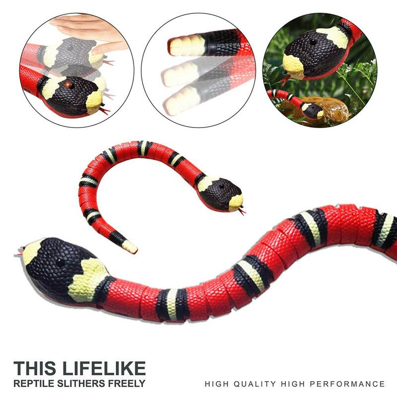 Automatic Eletronic Snake Cat Teasering Play USB Rechargeable Kitten Toys For Cats Dogs Pet Smart Sensing Interactive Cat Toys