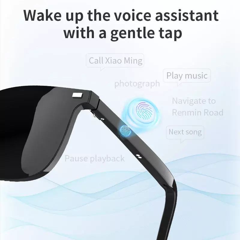 G05 Bluetooth Smart Glasses Voice Call Music Play Remote Control Camera Wireless Bluetooth Headset Waterproof For Men And Women