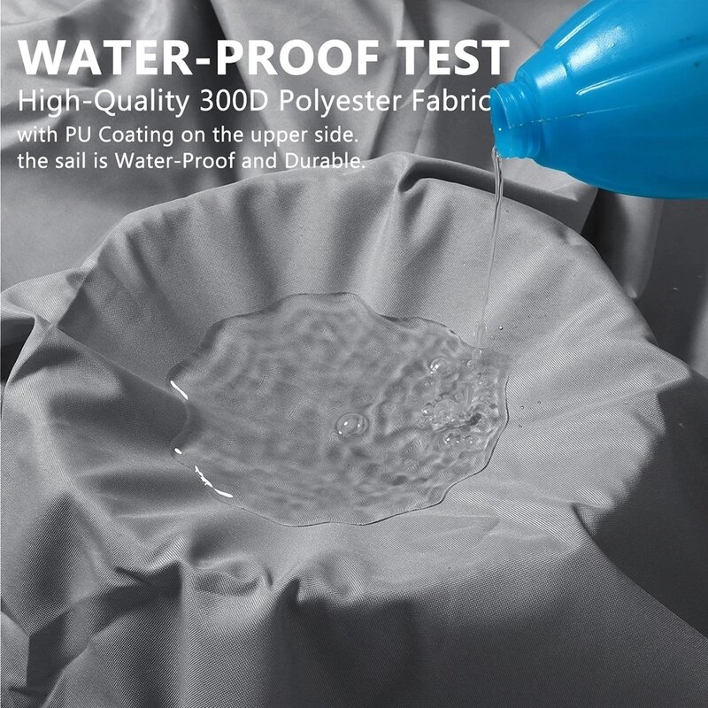Waterproof 420D UV Protection Outdoor Tarpaulin Oxford Cloth Tarpaulin Shade Rain Cover Garden Patio Shade Cloth 3x3m 3x4m 3x5m