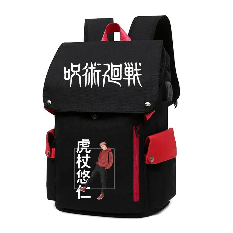Jujutsu Kaisen Anime Backpack Primary And Middle School Students Boys Girls Schoolbag Women Men Large Capacity Laptop Backpack