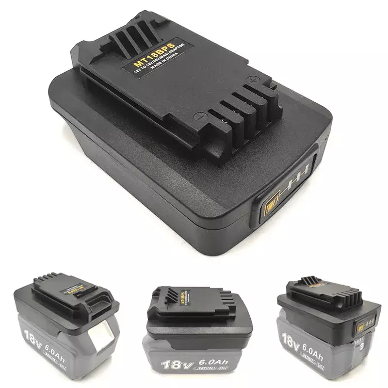 Akumulator do baterii litowej Makita 18V przekonwertowany na kabel Black & Decker PORTER Stanley 18V 20V konwerter na narzędzia akumulatorowe