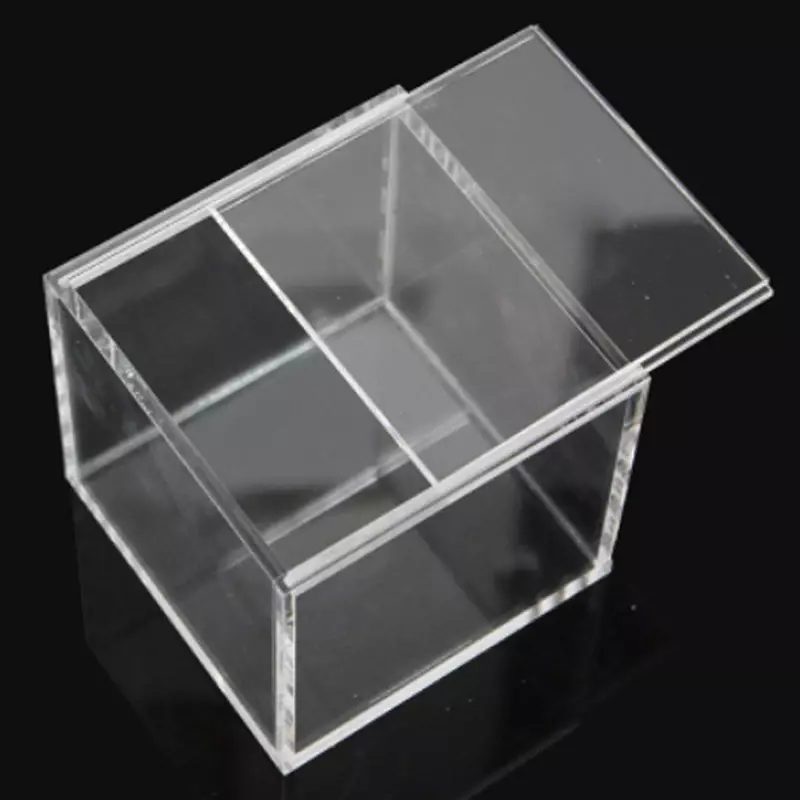Dustproof 4mm Clear Acrylic Booster Box Card Collection Transparent Slide Lid Cover Display Storage Case for Pokemon booster box