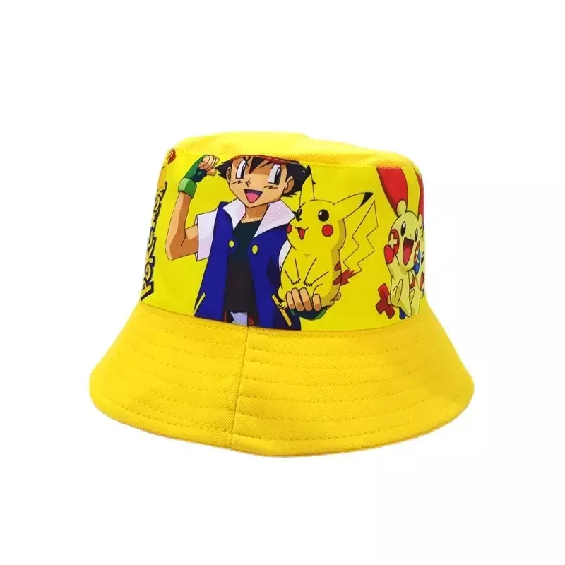 Pokemon czapka z daszkiem Pikachu Y2k plaża postać z Anime zabawny kapelusz Outdoor Sports Sunhat Kawaii dzieci zabawki urodziny prezent