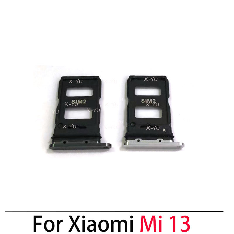 For Xiaomi Mi 13 / 13 Pro / 13 Ultra Sim Card Slot Tray Holder Sim Card Reader Socket Replacement Parts