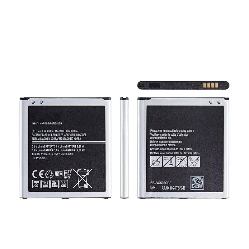 Batería de EB-BG530CBU para Samsung Galaxy Grand Prime J3, 2600, EB-BG530CBE, 2016 mAh, G530, G531F, G530H, G530F, G532F, nueva