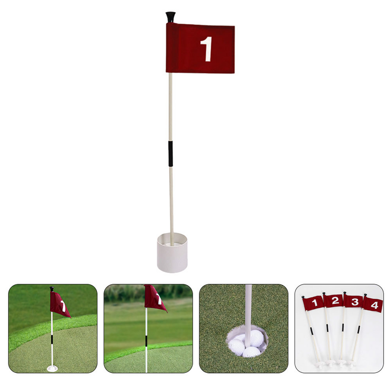 Kit de bandera de entrenamiento de golf, Bandera de entrenamiento de golf, Bandera de gol, 1 Juego