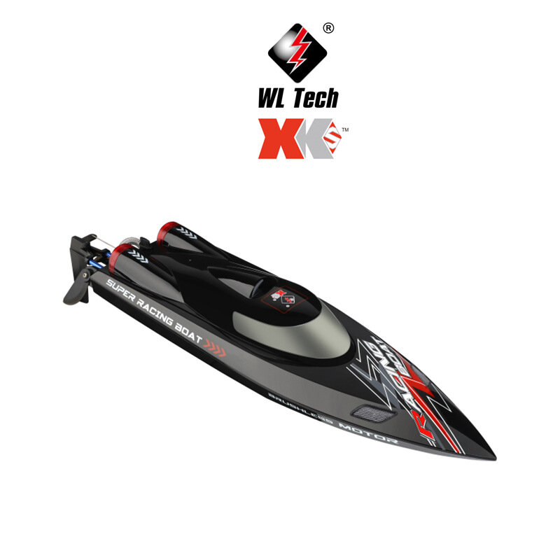 WLtoys Brushless High Speed Racing Boat Modelo, RC Boat, Presentes de lancha infantil, WL916, 2.4GHz, 55 kph