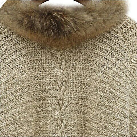Cardigan donna cappotto maglione autunno e inverno nuovo stile donna maniche lunghe collo di pelliccia sciolto Cardigan lavorato a maglia Harajuku nuovo