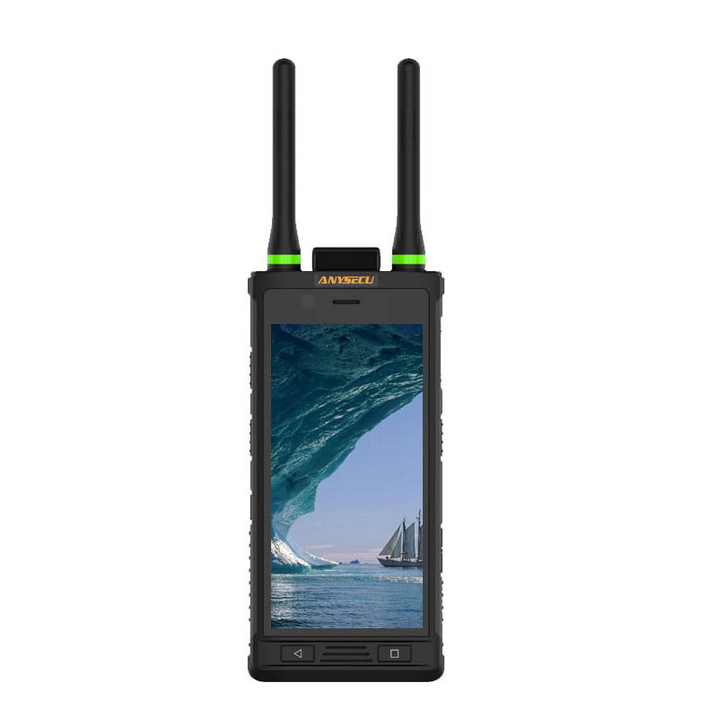 Anysecu e91 lte 4g poc walkie talkie ip68 robust, ptt: dmr uhf mit wifi, bluetooth, gps, 4000mah netzwerk radio