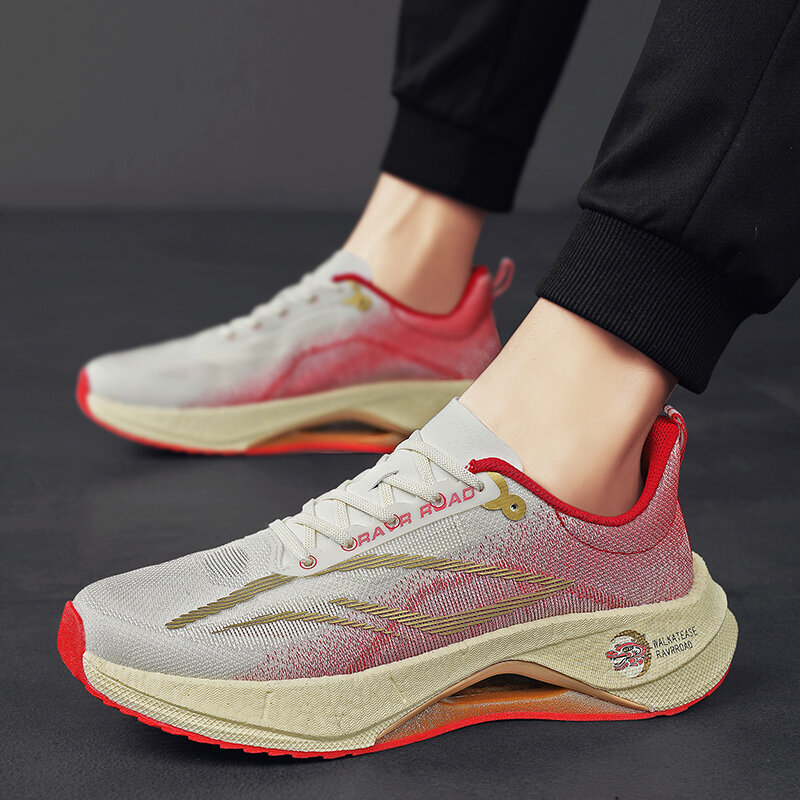 Scarpe da corsa da uomo con cuscino d'aria scarpe sportive da maratona traspiranti Sneakers leggere scarpe da allenamento atletiche comode da donna