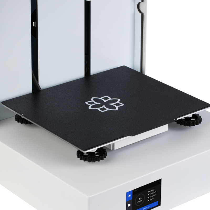 PEI Folha Construir Placa com Mola Magnética, Aço Pei Textura para Rose Pro Impressora 3D, 290x240mm
