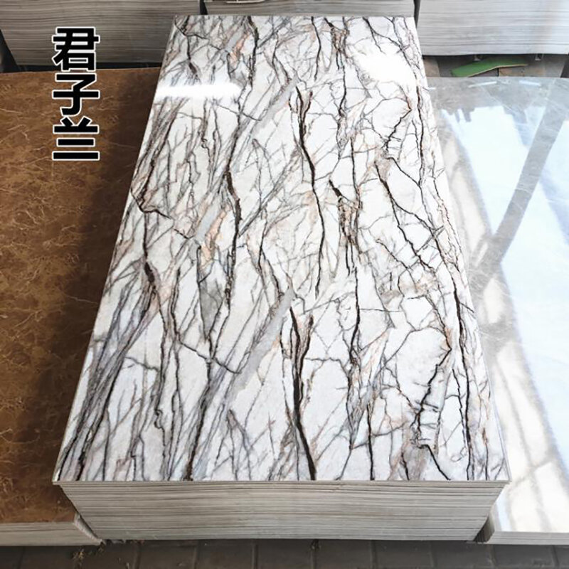 SPC UV Marble 1220*2440*3MM Wall Panels Advanced Building Materials Interior Decoration Excellent Modern