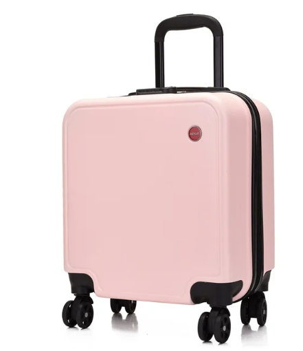 Однотонный чемодан Belbello на колесиках для мужчин и женщин, стильная тележка на колесиках, для путешествий, аксессуары для переноски, 18 дюймов
