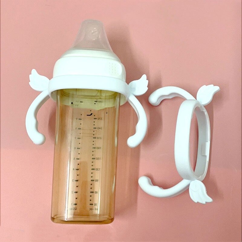 Q0KB Ручка для бутылочки для новорожденных, бутылочка для молока для младенцев, ручная ручка для бутылочки для кормления ребенка