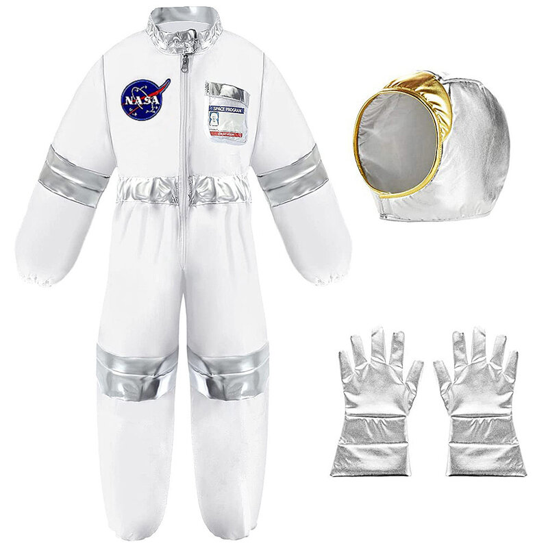 زي تنكري لرائد الفضاء للأطفال ، لعب الأدوار ، بدلة فضاء صاروخ ، كرة خلع الملابس الكاملة ، حفلة كرنفال الهالوين ، أطفال