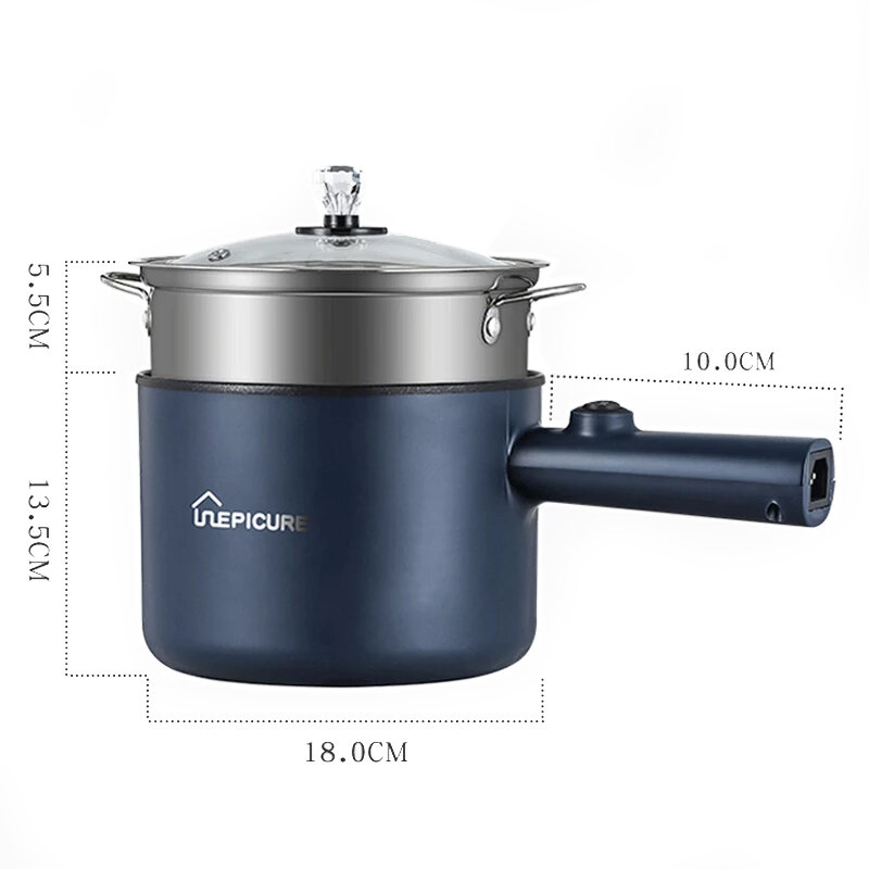 Electric Cooker Machine Non-stick Pan Single/Double Layer 1-2 People Rice Cooker 110V 220V Household Hot Pot Foy Home