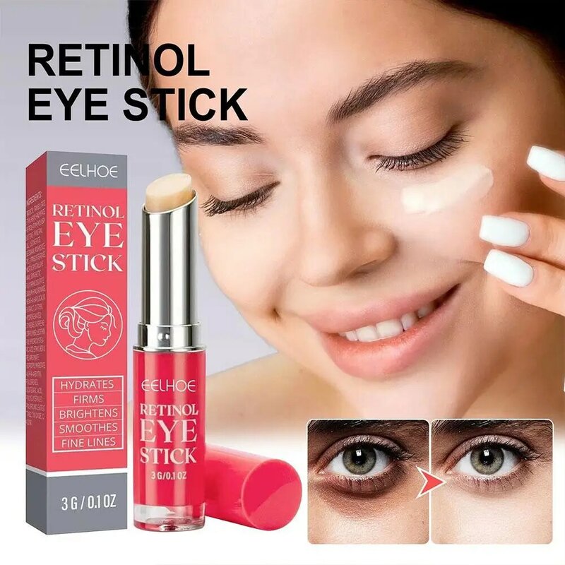 Retinol Anti-Rugas Retinol Eye Stick, Anti-Envelhecimento Eye Cream para círculos escuros e inchaço, reduzir sacos oculares, Wr X0S5