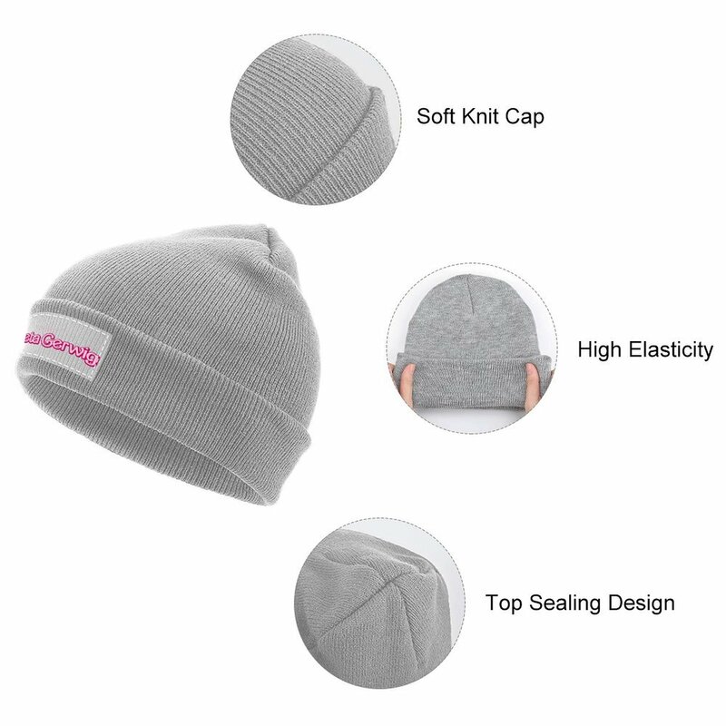From Director Greta Gerwig Knitted Cap Brand Man Caps Sunhat Anime Caps Hat For Man Women's