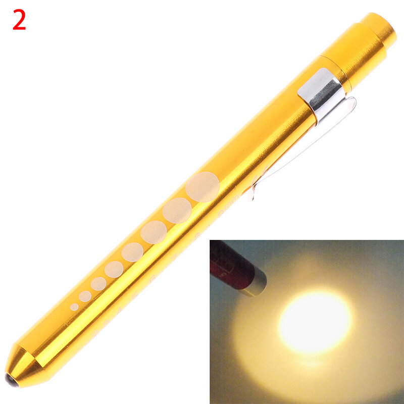 Latarka LED światło robocze długopis lekka latarka miernik źrenicy