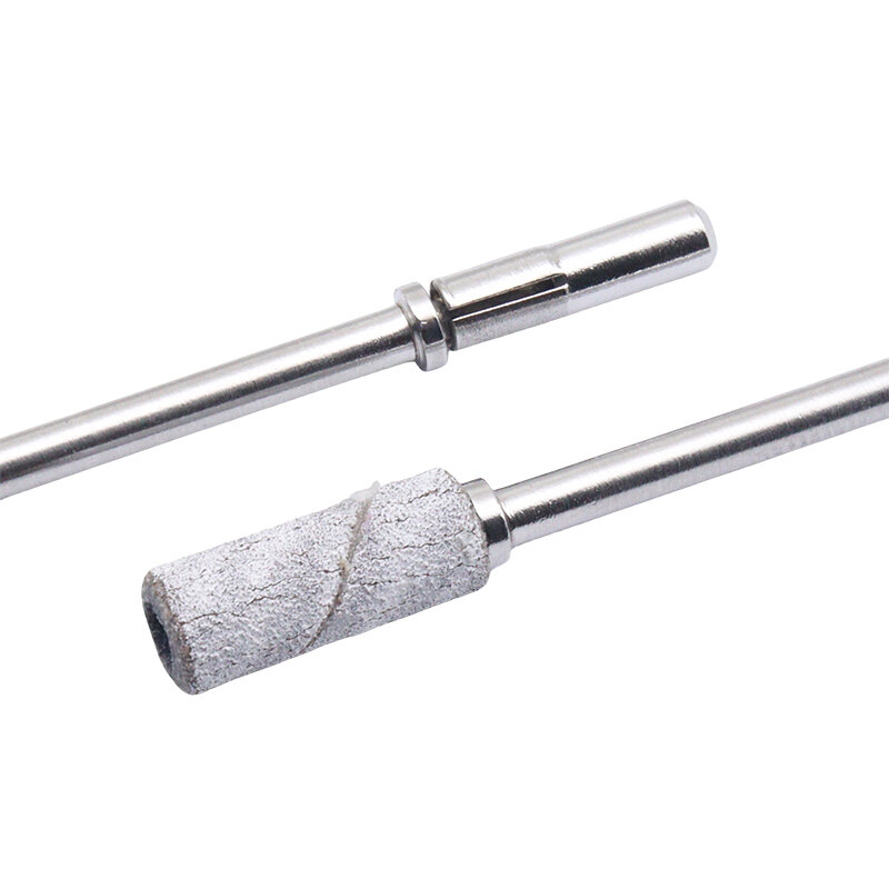 1000pcs 3mm Mini Zebra Sanding Bands punte per trapano per unghie in acciaio inossidabile mandrino accessori per Manicure elettrici strumento