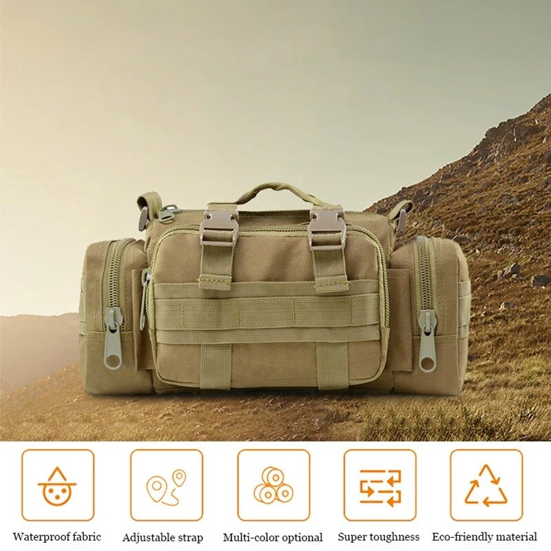 Военная тактическая поясная Сумка Molle для спорта на открытом воздухе, нагрудная сумка, камуфляжный рюкзак через плечо, многофункциональная сумка