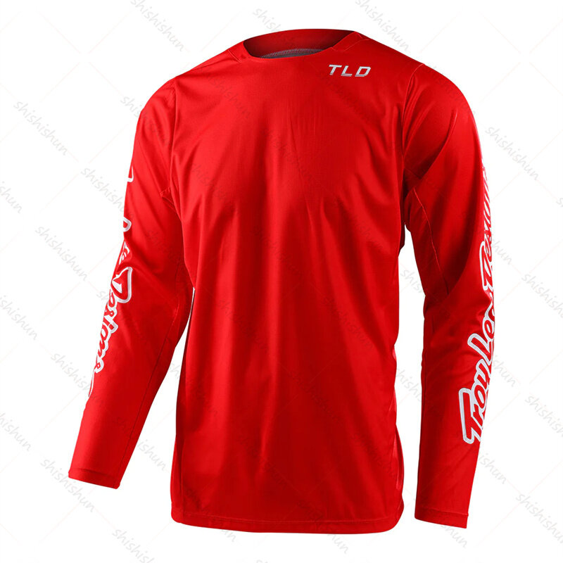 Homens Downhill Ciclismo Jersey, Corrida de Mountain Bike T-Shirt, Enduro Shirt, MTB Corrida Jersey, Cross Country