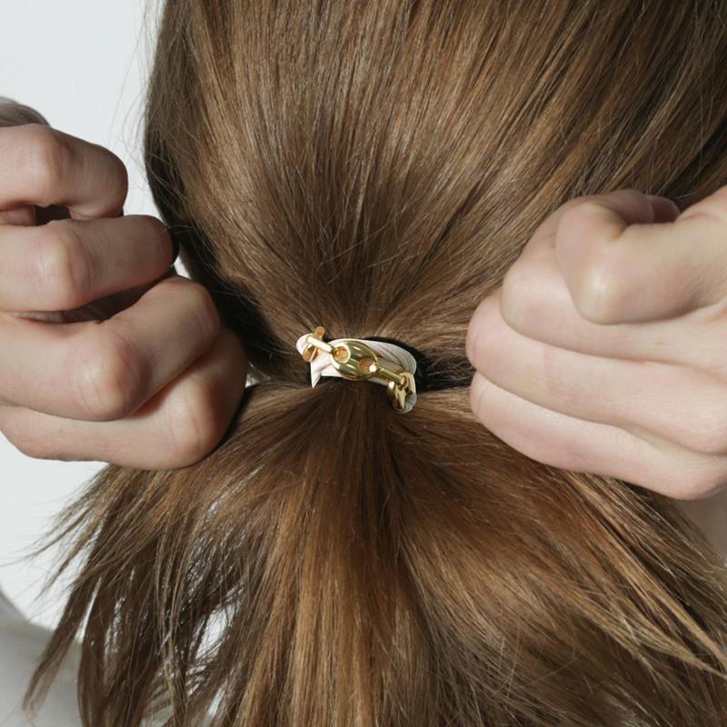 Women Elegant Hair Ring Ties Bracelet Ponytail Holders Hair Accessories 3pcs Elastic Hair Band Girls Scrunchies Bracelet
