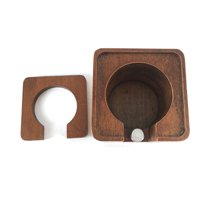 Coffee Tamping Station Stand Portafilter Holder 51MM 53MM 58MM Wooden For Delonghi Espresso Accessories Barista Tools