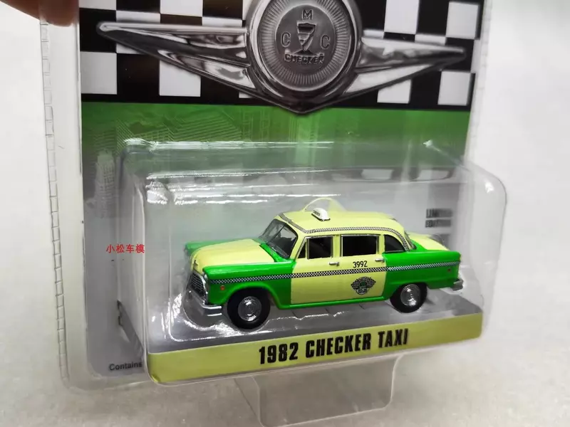 1:64 1982 Checker Taxi pressofuso in lega di metallo modello di auto giocattoli per collezione regalo W1219