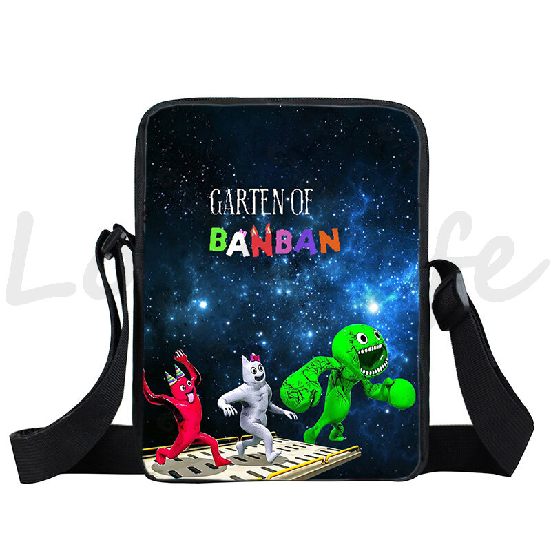 Garten Of BanBan-Bolsos de hombro de juego de dibujos animados, bolso de viaje para adolescentes, bolsos de mensajero para niños, bolsos cruzados, monedero
