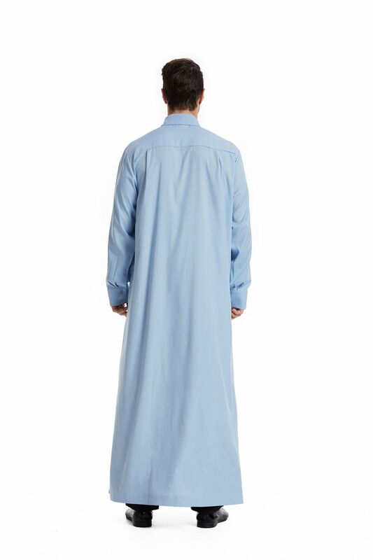 Ramadan Robe Islamic Kaftan for Men Long Sleeves Arab Muslim Middle East Men's Robe Abaya for Men