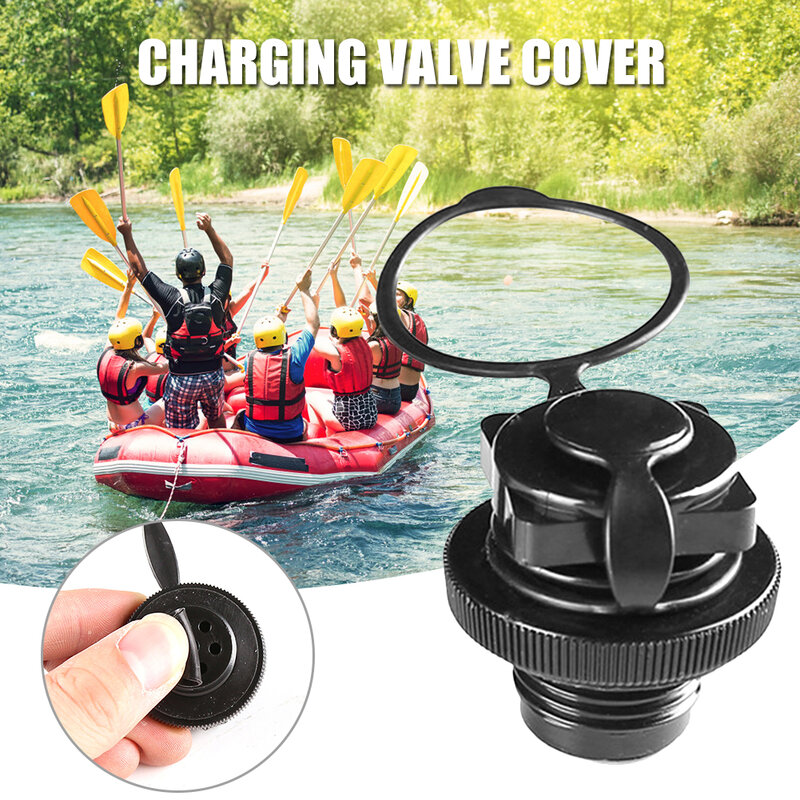 PVC Screw Valve Cover para barco inflável, Air Bed Parts, Air Nozzle Cap Plug