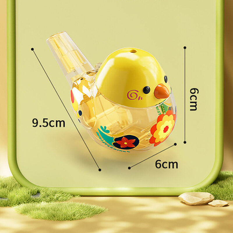 1 szt. Zabawka dla dzieci wczesna edukacja zabawka uroczy ptak wodny gwizdek mały Instrument muzyczny zabawki gwizdek ptaka prezent