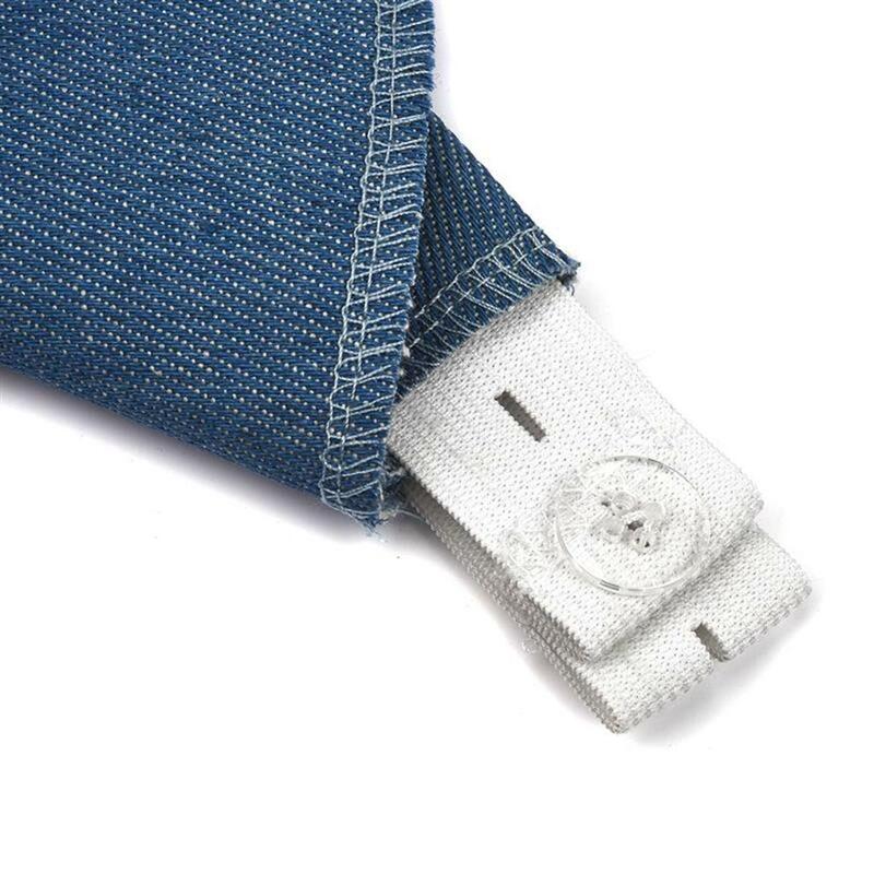 Extensores de botón de tela elástica para pantalones de maternidad, pretina extensora, 3 unids/lote por paquete