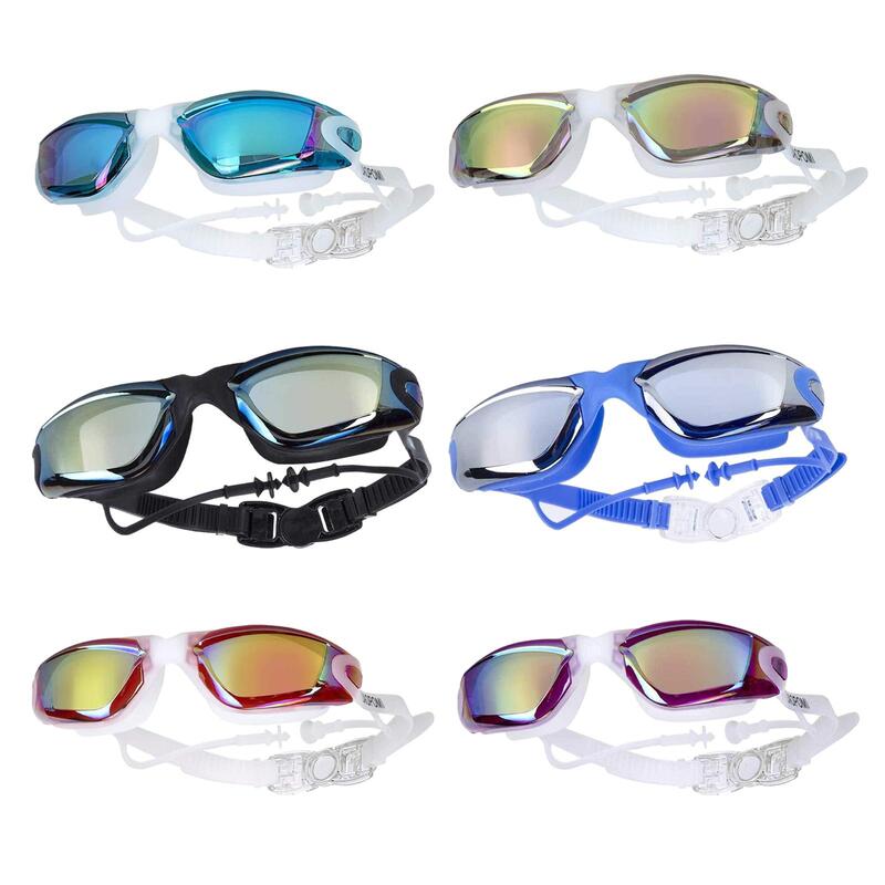 Gafas de natación resistentes al agua para mujer, gafas de buceo, esnórquel, interior