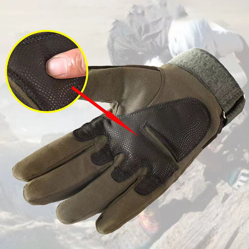 ถุงมือแฟนๆของทหารรถจักรกีฬากลางแจ้งถุงมือยุทธวิธี New2024ถุงมือขี่จักรยาน