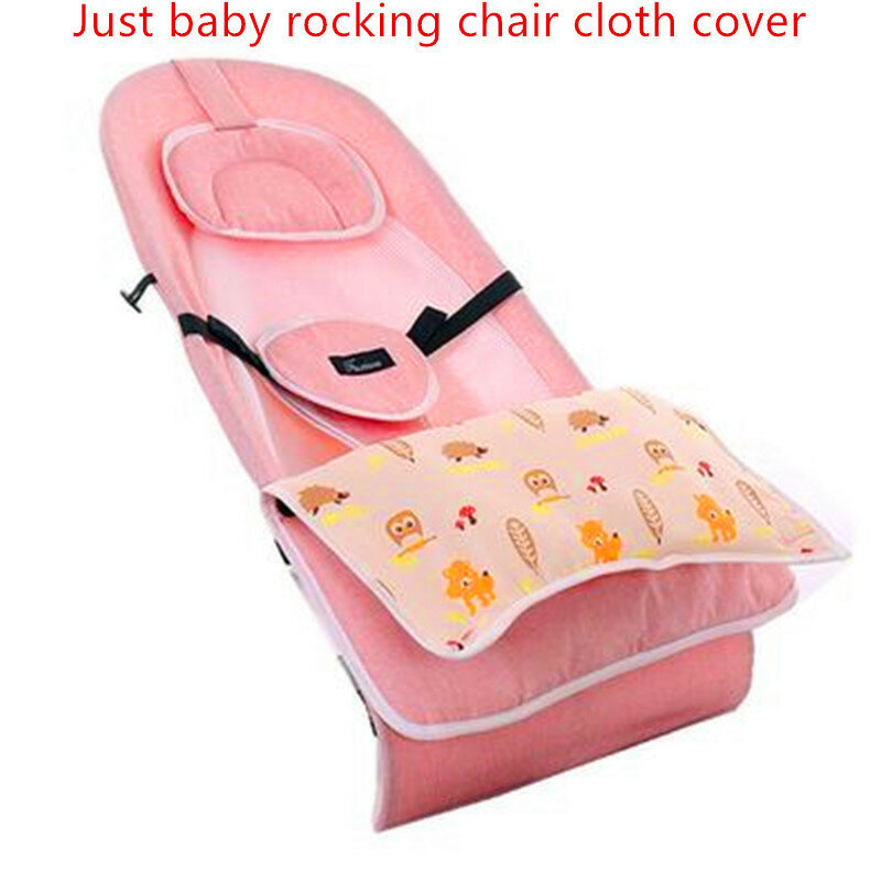 Aggiorna la copertura in tessuto per sedia a dondolo per bambini con trapunta e cuscino accessori per sedie a culla per neonati copertura di ricambio per sedia a dondolo per bambini