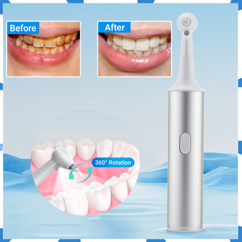 Cepillo de dientes eléctrico giratorio de 360 °, pulidor de limpieza multifuncional, elimina manchas de humo, placa, sarro, blanqueamiento, USB