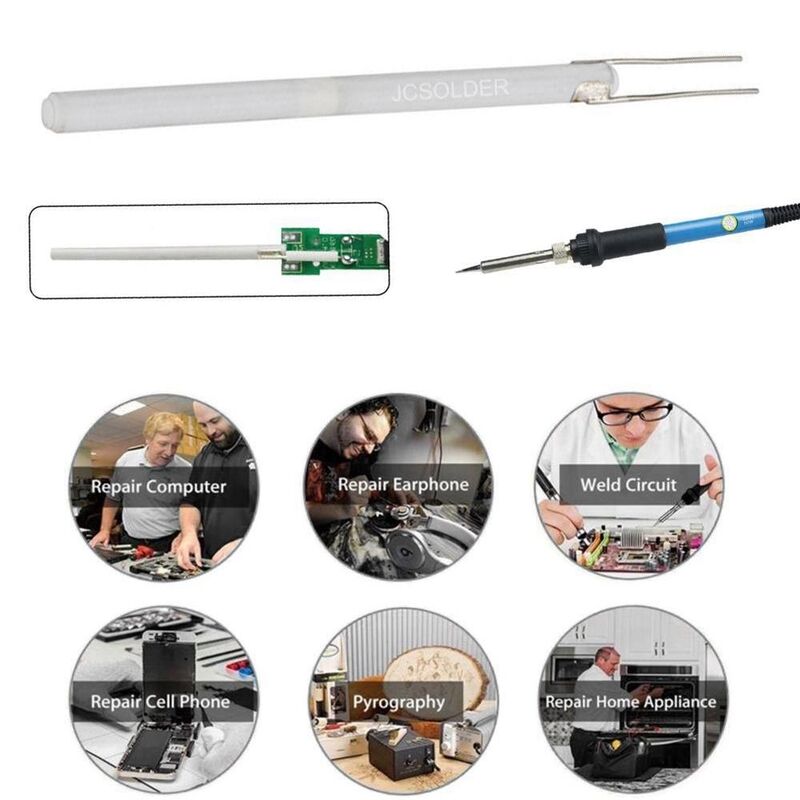 1pc Adjustable Temperature Electric Soldering Iron Heater 220V 80W 60W 100W Ceramic Internal Heating Element for 908 908S Solder