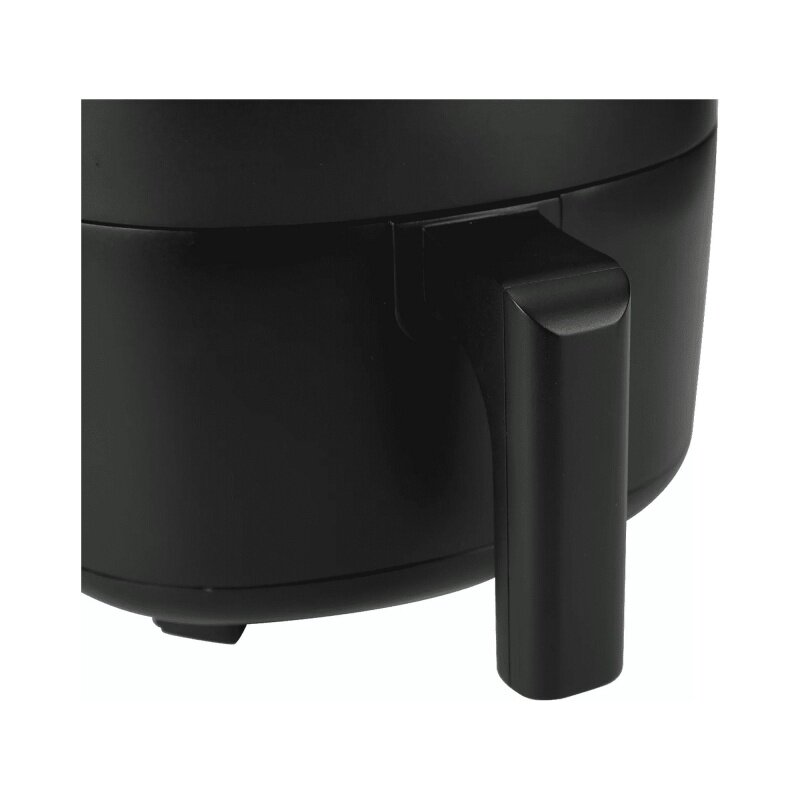 Mainvacation Fritadeira compacta a ar, antiaderente, cesto seguro para lavar louça, preto, altura de 10,43 polegadas, 1150W, 2,2