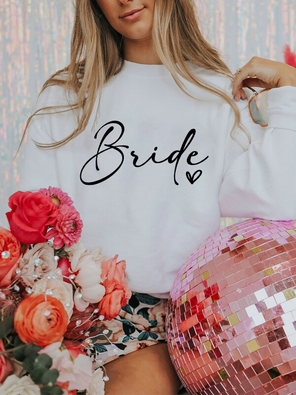 Bride & Team Bride Pengiring Pengantin Sweater Pengiring Pengantin Hadiah Pengiring Pengantin