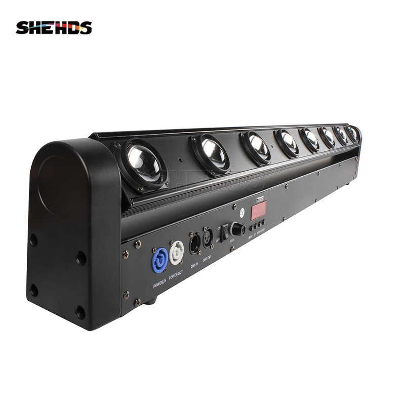 SHEHDS-شعاع تتحرك رئيس ضوء ، DMX512 ، DJ تحكم ، ديسكو ، حفل زفاف ، معدات مسرح الكنيسة ، 8x12 واط ، RGBW
