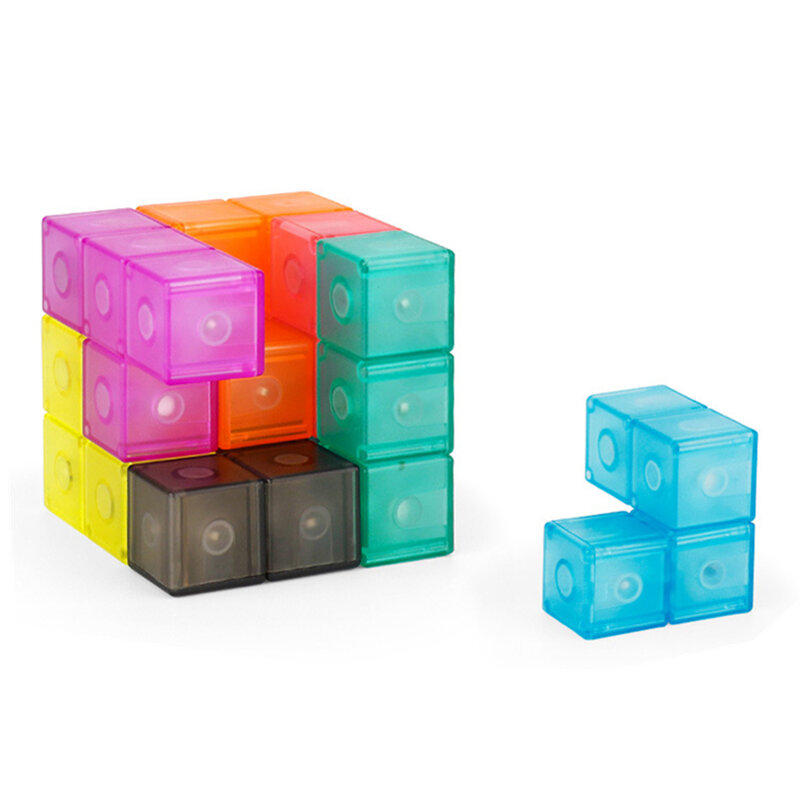 Moyu Meilong Ruban kostka magnetyczna 3D Twist klocki Puzzle do układania w klasie Speed Cube dla dzieci