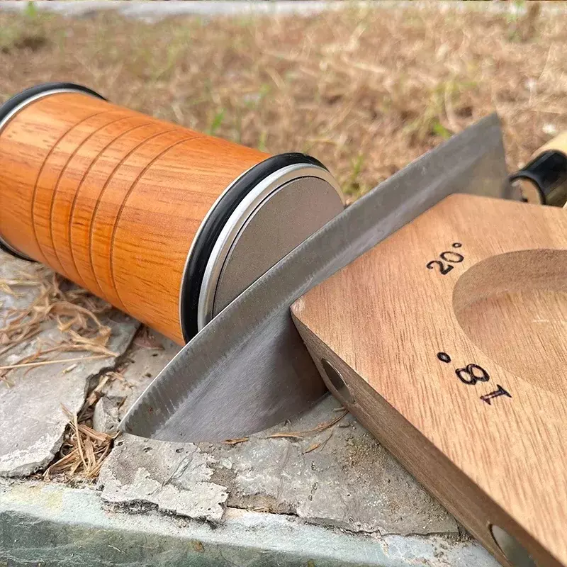 Rolling Knife Sharpener for Knives Grinding Tool Whetstone Diamond Stone Kitchen Sharpening Drum Sharpener Kit